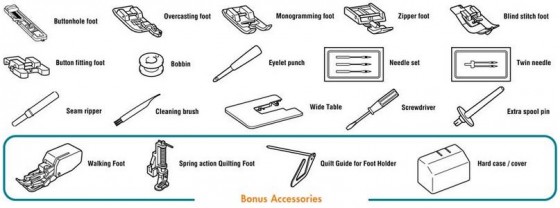 brother sewing machine accessories