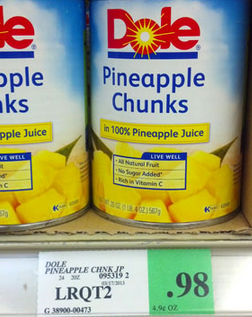 dole Pineapple Winco