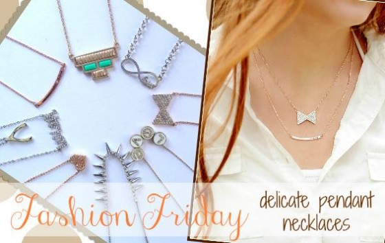 fashion friday pendant necklaces