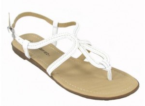 fitz sandal white