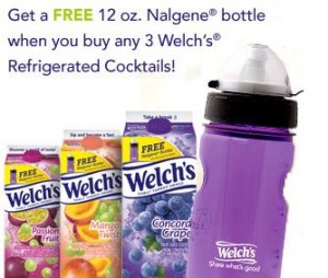 free bottle with welch's