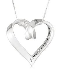 mother heart necklace