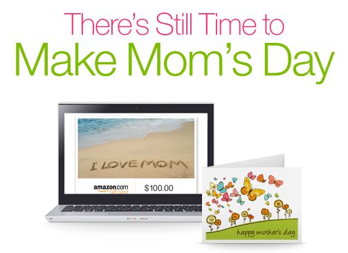 mother's day amazon gift cards