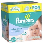 pampers softcare baby fresh wipes 7x box