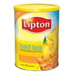 Lipton Sweetened Instant Tea Mix, Summer Peach (makes10 Quarts), 28.3Ounce Canister (Pack of 6)