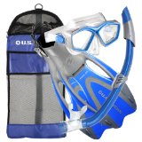 Seabreeze Snorkel, Proflex Open Heel Fins, Gearbag