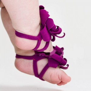 So Sydney Barefoot Petals Wrap Flower Sandals {Purple} Only 3.60 ...