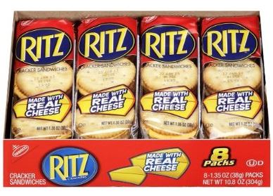 nabisco ritz cheese cracker sandwiches
