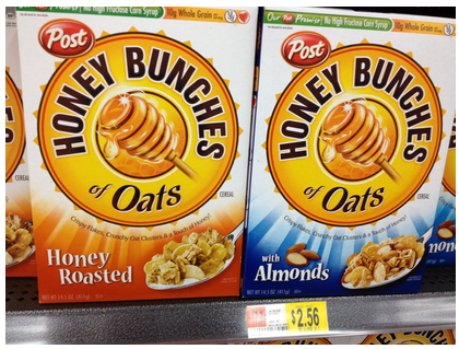 Honey Bunches of Oats at Walmart