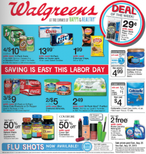 Walgreens Coupon Deals August 25-31, 2013