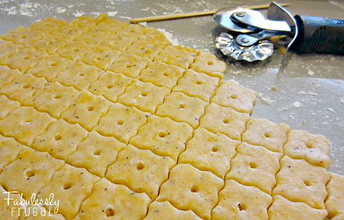 cut the cheese crackers