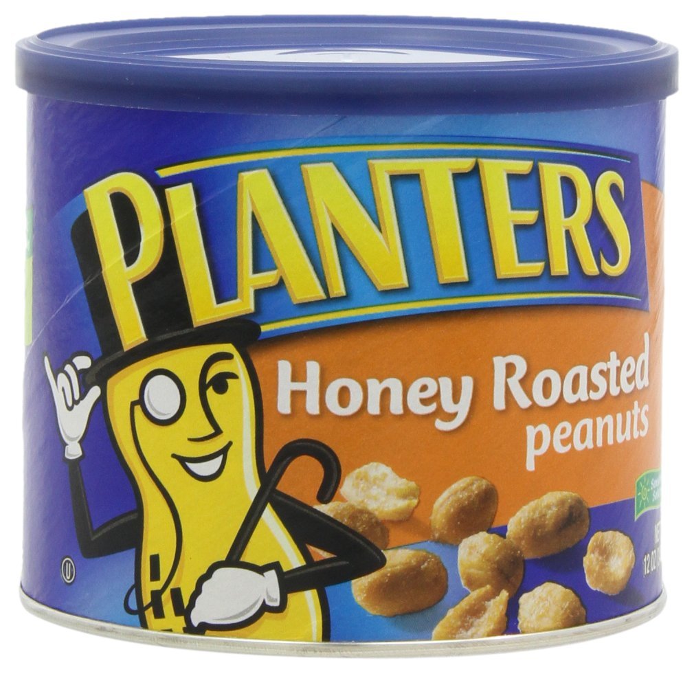 Planters Honey Roasted Peanuts, 12-Ounce Packages (Pack of 12)