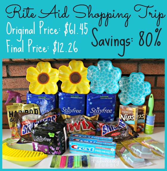 Rite Aid Shopping Trip Stayfree, Candy, Crest, Clearance