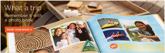 Get a FREE 8X8 photo book from Shutterfly or a $23.99 credit to