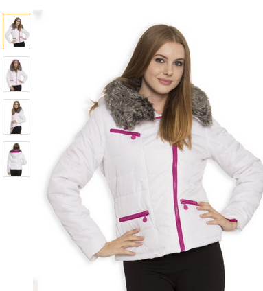 Dollhouse Hoodie Puffer Moto Jacket with Remoavable Faux Fur Collar and Hood