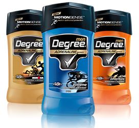 degree adrenaline deodorant