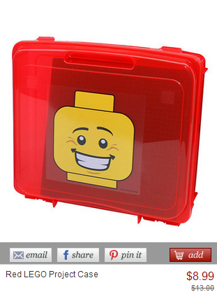 Red Lego Carry Case