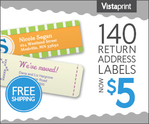Vistaprint 140 Address Lables