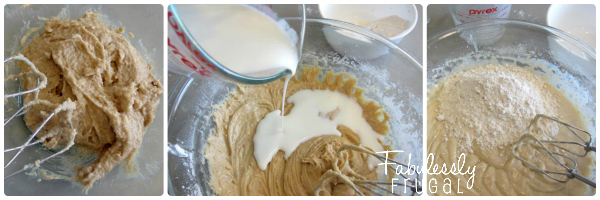 orange donut muffin batter