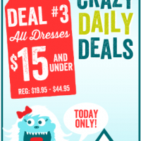 Crazy 8 one day dress sale