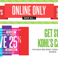 Kohls Green Monday Sale