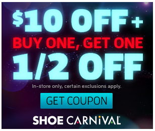 Shoe Carnival Coupon August 2015 $5 off $40 and more at Shoe Carnival, or online