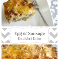 egg and sausage breakfast casserole recipe