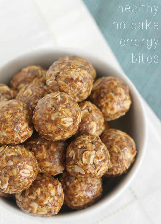 Healthy No Bake Energy Bites - Fabulessly Frugal
