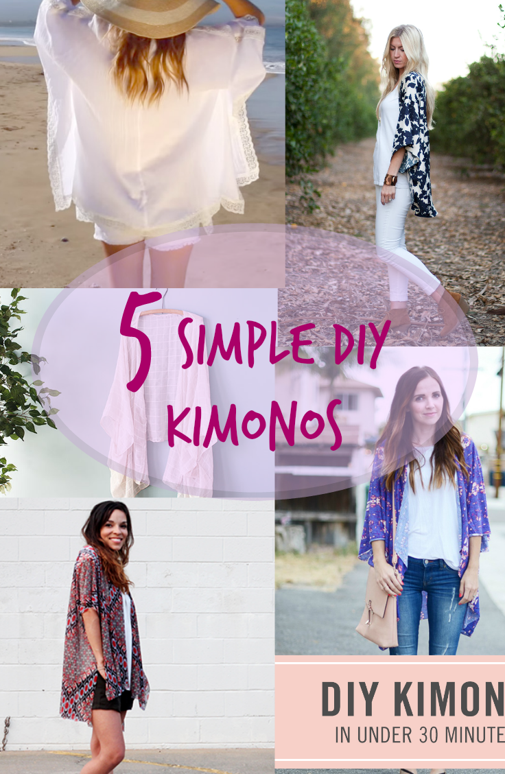 5 SIMPLE DIY KIMONOS Fabulessly Frugal