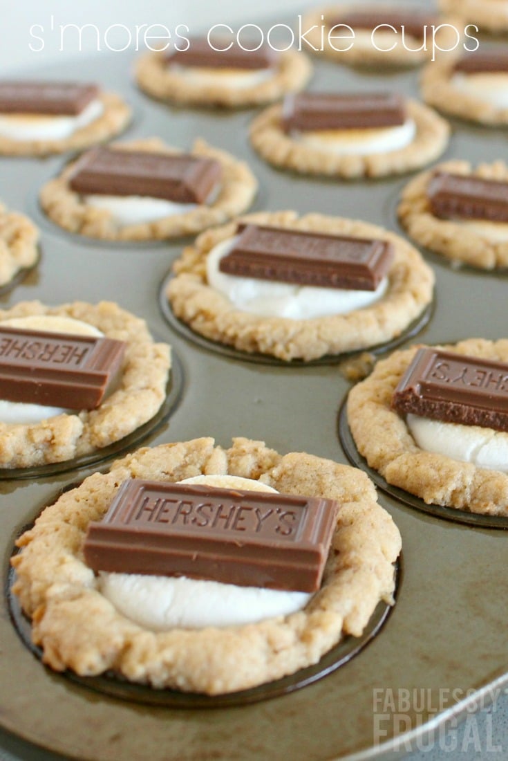 Easy S’mores Cookie Cups Recipe Fabulessly Frugal