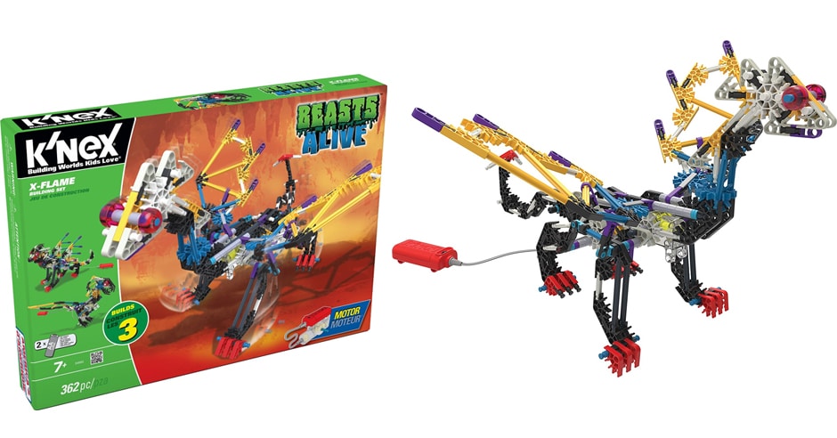 K'NEX Beasts Alive - X-Flame Building Set $15.99 (Reg. $40