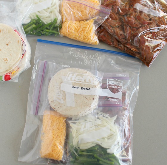 Freezer Meal Recipes Steak Fajitas Recipes Fabulessly Frugal