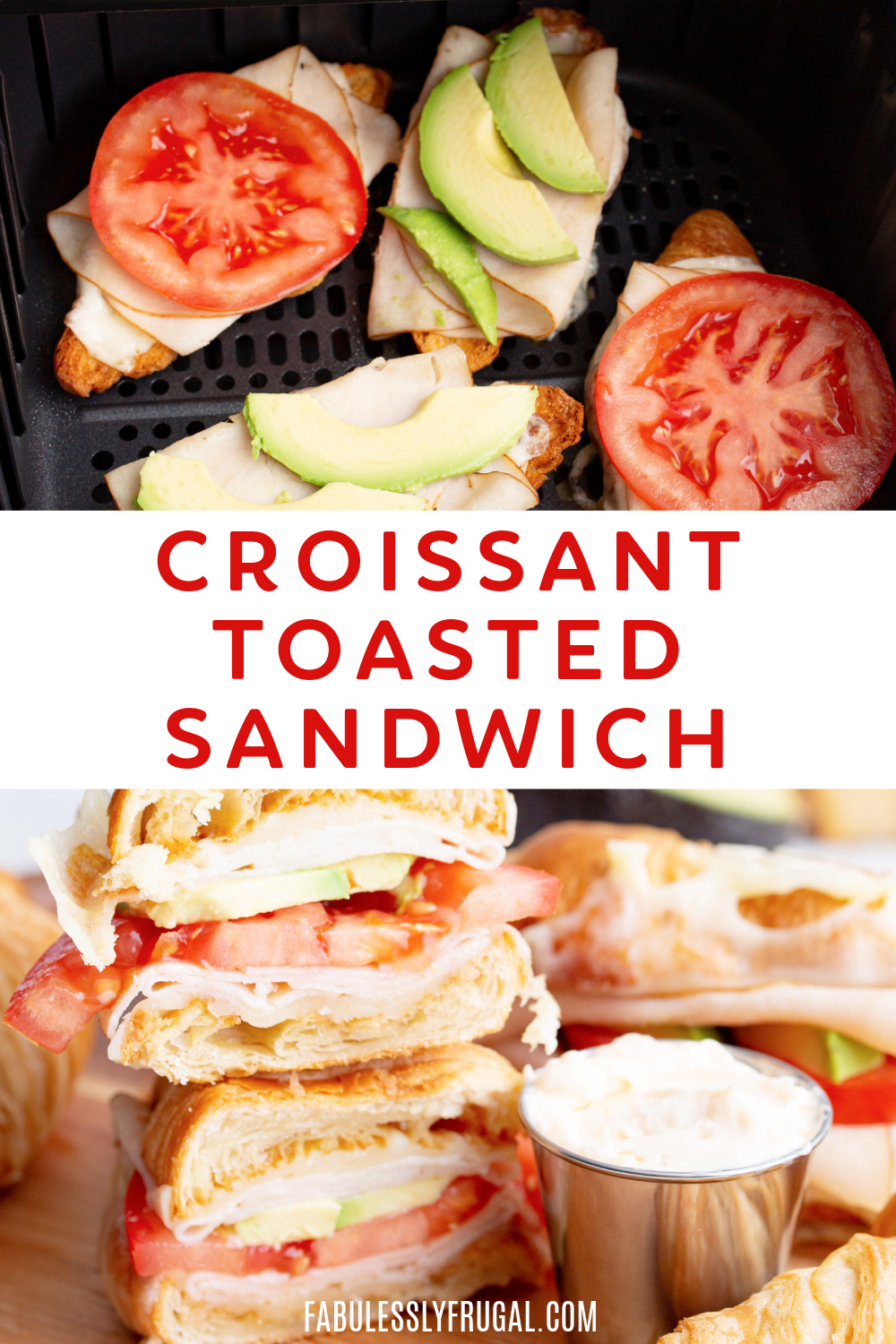 Air Fryer Croissant Sandwich Recipe Fabulessly Frugal