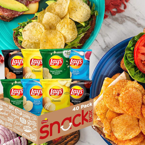 Lays Potato Chips 40 Count Variety Pack As Low As 15 04 Shipped Free