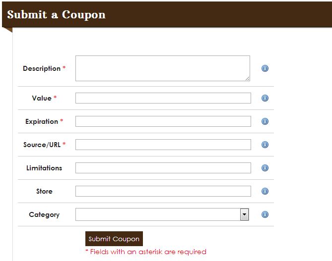coupon database
