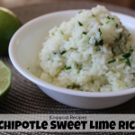 Sweet lime rice chipotle copycat recipe