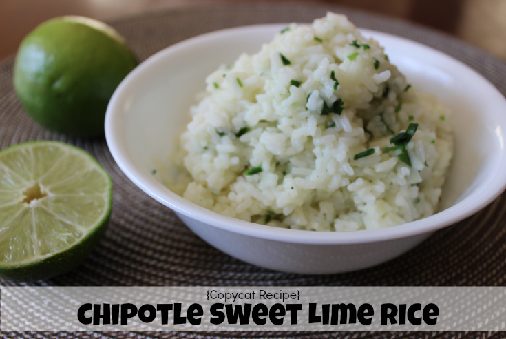 Sweet lime rice chipotle copycat recipe