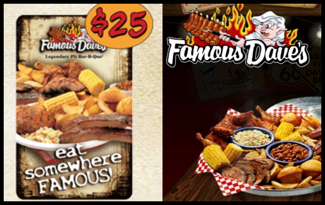 famous daves coupons