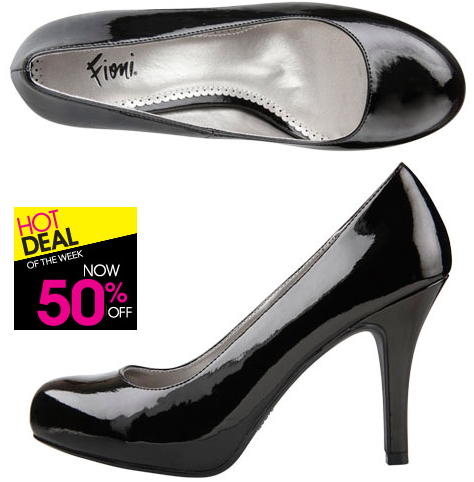payless hot deal platform pump black