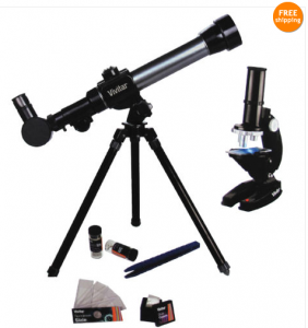 vivitar telescope and microscope starter kit