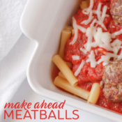 Make-ahead meatballs