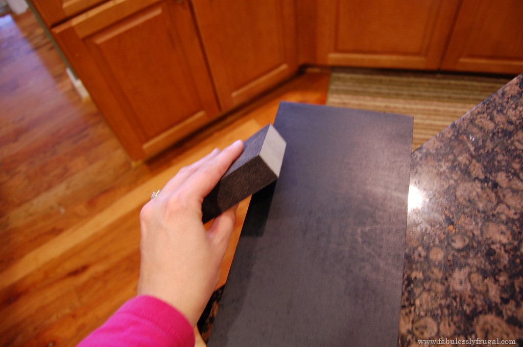 DIY Make Your Own Chalk Board Countdown