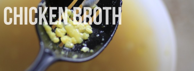 Fat free chicken broth recipe