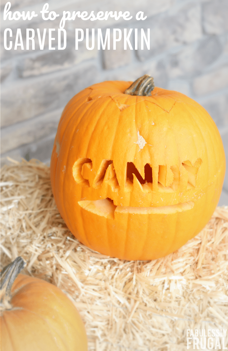 How to Preserve a Carved Pumpkin