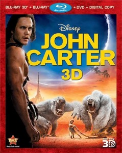 john carter John Carter four disc combo dvd bluray