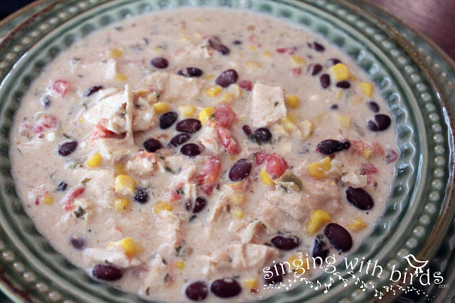 White Chicken Chili With Cream Cheese - Crock Pots and Flip Flops