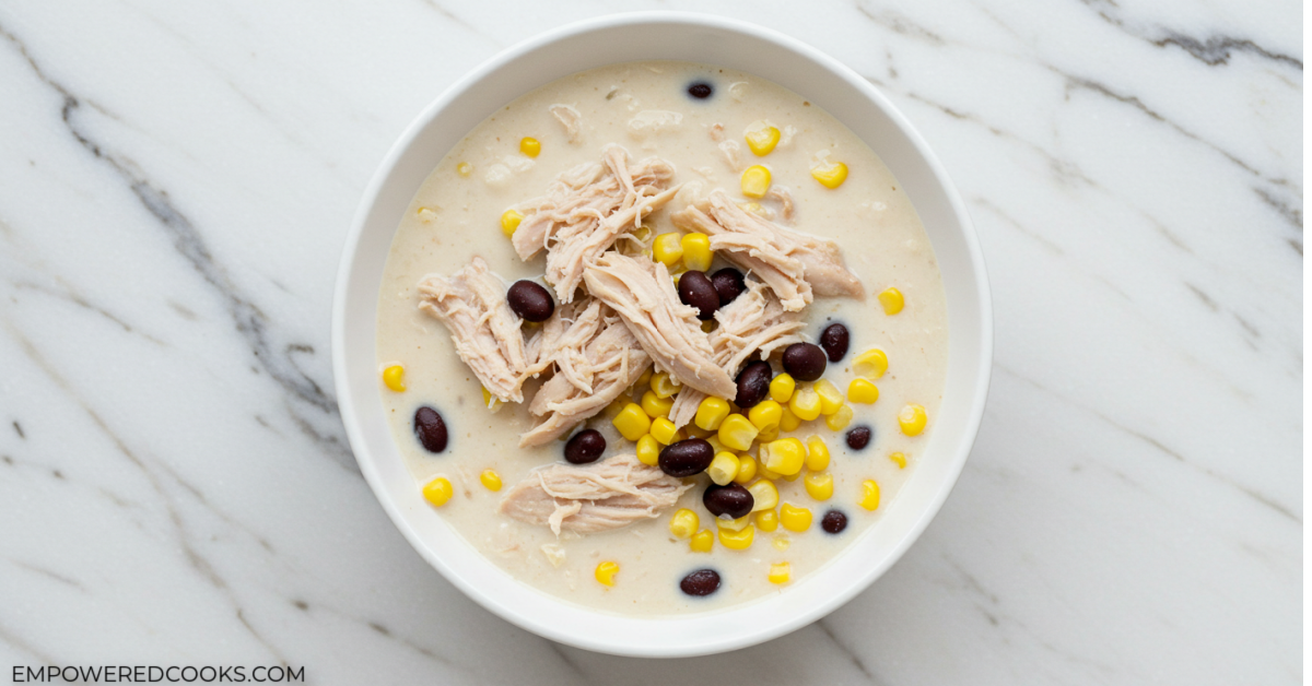 cream cheese chicken chili