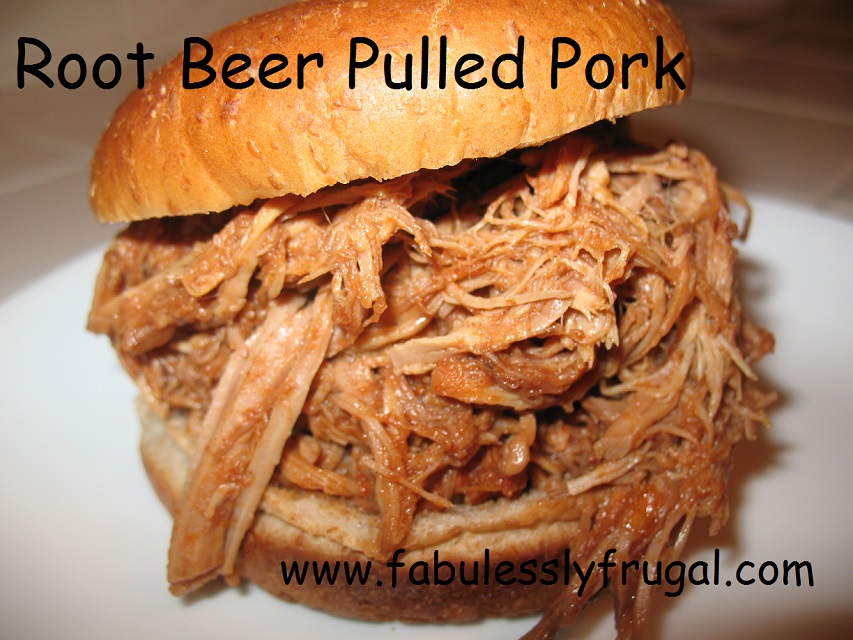 Root Beer Pulled Pork Recipe Recipes Fabulessly Frugal