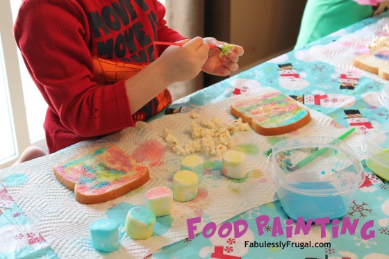 Food Painting Activity For Kids