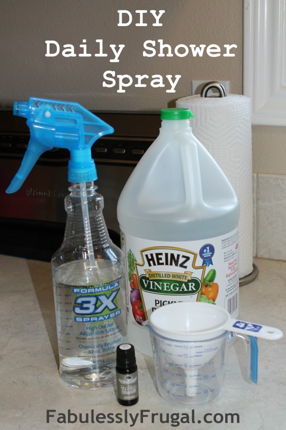 DIY Daily Shower Spray {Picture Tutorial}